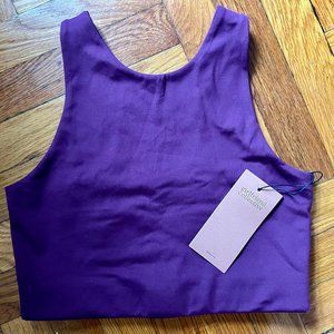 Girlfriend Collective Maroon Dylan Tank Sports Bra